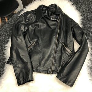 Atmosphere Faux Leather Biker Jacket